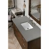 James Martin Vanities Metropolitan 48in Single Vanity, American Walnut w/ 3 CM Grey Expo Quartz Top 850-V48-AWT-3GEX